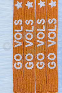 Customized <b>White</b> Gold Seed Bead Bag Straps Fashionable Accessories for Bags with Cougars Beaded <b>Purse</b> Strap - Product Image 2