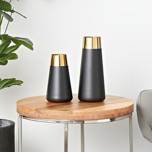 Modern Design Metal Plated <b>Table</b> <b>Vase</b> Shiny Polished New Arrival Living Room Interior Decoration Top-Notch Tabletop <b>Vases</b> - Product Image 5