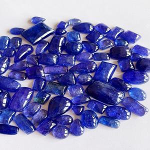 Cabujón de piedras preciosas de tanzanita de calidad AAA excelente brillo azul Natural calentado varias formas para la fabricación de joyas certificado IGI - Product Image 3