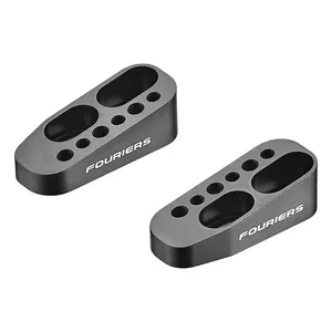 FOURIERS ADP-TRI-AL Rest Handlebar Universal Angle Block Cocok untuk Sebagian Besar Sepeda Triathlon Uji Waktu 10 Derajat 15 Derajat Bantalan Sandaran Tangan