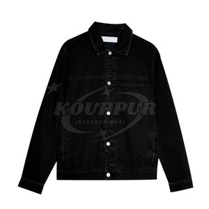 Vente en gros 100% coton veste en jean pour hommes imperméable et personnalisable avec le dernier tissu de toile de conception - Product Image 1