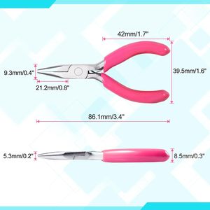 Mini <b>Bent</b> <b>Nose</b> <b>Plier</b>- Precision <b>Pliers</b> for Crafts, Jewelry, Electronic, DIY- 4-1/2 Inch - Product Image 5