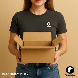 Economical 27x19x12 cm <b>Brown</b> Corrugated Board Cardboard <b>Box</b> with Matt Lamination Functional for Shipping and Storage - Product Image 4