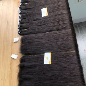 Precio al por Mayor, Cabello Vietnamita 100% Natural Sin Procesar, Extensiones de Cabello Liso Natural Estilo Ondulado, Todos los Colores, Cabello Minh - Product Image 1