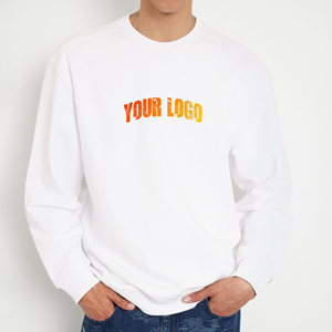 Wholesale Comfortable Mens Casual O-Neck <b>Sweatshirt</b> Custom Logo Drop Shoulder <b>Long</b> Sleeve Pullover <b>Sweatshirt</b> for Men - Product Image 1