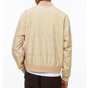 Hombres Chaqueta de bombardero Casual Material suave Cremallera Prendas de abrigo Moda Venta al por mayor Fábrica Hombres Chaqueta de invierno - Product Image 3