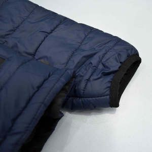 Custom 2024 Winter Men Hooded Canvas Stand Collar Cotton <b>Padded</b> Puffer <b>Jacket</b> Wholesale Plus Size Windproof Fashion - Product Image 4