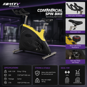 Bicicleta <span class=keywords><strong>de</strong></span> <span class=keywords><strong>Spinning</strong></span> BM Comercial para Gimnasio, Equipo <span class=keywords><strong>de</strong></span> Ejercicio Cardiovascular para Interiores, Bicicleta <span class=keywords><strong>de</strong></span> Ciclismo para Club <span class=keywords><strong>de</strong></span> Fitness, Hotel, Estudio, Venta al por Mayor - Product Image 2