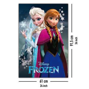 Póster Moderno de Frozen 2 en Lienzo, Decoración de Pared con Elsa y Anna - Product Image 5
