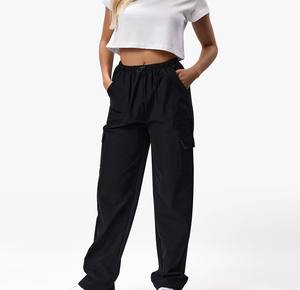 กางเกงวิ่งน้ำหนักเบาหลายกระเป๋าคุณภาพสูงสำหรับผู้หญิงชุดออกกำลังกายระบายอากาศและทนทานสำหรับกีฬากลางแจ้งและลำลอง - Product Image 4