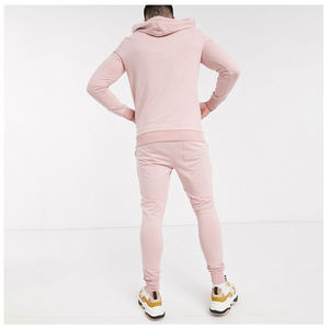 Venta al por mayor de los hombres del deporte del chándal de bajo precio con capucha Jogging Sport Wear con patrón sólido Trajes de entrenamiento - Product Image 5