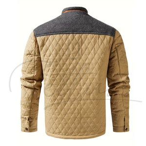 Vestes en toile de haute qualité pour hommes Logo avant Coupe-vent Respirant Hiver Vente en gros - Product Image 2