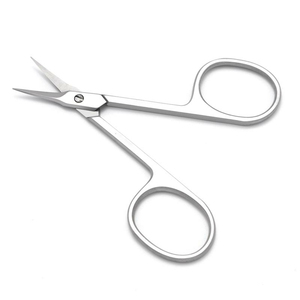 Tijeras de manicura personalizadas de 3,5 pulgadas con cuchillas curvas, tijeras para cutículas de uñas de acero inoxidable, cuchillas afiladas para el cuidado de la belleza - Product Image 3
