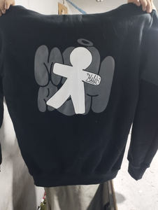 Top Design Hoodie <b>Men's</b> 100% Cotton Heavyweight Streetwear Oversized Hoodie Puff Printing Hoodie <b>for</b> <b>Men</b> - Product Image 3