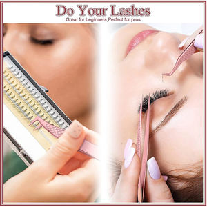 Dernier design tendance, OEM, faible MOQ, vente exceptionnelle, instruments de beauté, pince à épiler pour extensions de cils, acier inoxydable, haute qualité, précision - Product Image 6