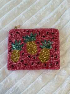 Monedero clásico con cuentas, bolso de maquillaje con cuentas de perlas y diamantes, regalo de boda o fiesta para ella - Product Image 2