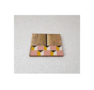 Dessous de verre en bois de conception unique Bonne qualité Dessous de verre en bois massif de forme carrée du meilleur exportateur en Inde - Product Image 6