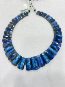 Gargantilla de labradorita natural Collar Gargantilla de labradorita de primera calidad Collar Gargantilla de labradorita hermosa elegante - Product Image 6