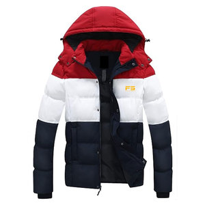 Chaqueta Acolchada con Capucha para Hombre, 2026, Poliéster/Nailon, Casual, Invierno, Impermeable, Ecológica, Resistente al Viento - Product Image 1