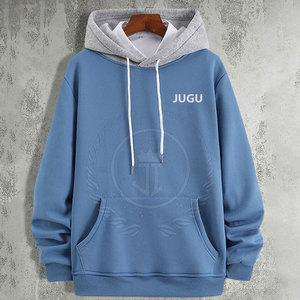 Sweat-shirts amples en stock à prix de gros, 100% coton, couleur unie, hiver, logo personnalisé, décontracté, haute qualité - Product Image 3
