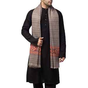 Men Winter Traditional Wool <b>Shawl</b> Soft Warm Breathable 300g Plain Color Elegant <b>Wrap</b> for Office Wear - Product Image 1