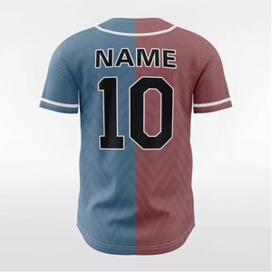 Design personnalisé broderie lettre sublimation hommes Baseball Jersey Softball chemises respirant caractéristique en gros en vrac 2026 - Product Image 3