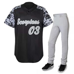 Concevez vos propres uniformes de baseball Softball 100% Uniforme de baseball en polyester Uniforme de baseball par sublimation - Product Image 5