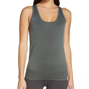 Camiseta sin mangas deportiva informal con estilo para mujer, ropa activa transpirable al mejor precio - Product Image 1