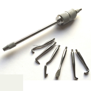 UAMED Ensemble d'instruments dentaires Dissolvant de couronne automatique avec 4 embouts - Product Image 1