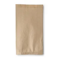 Sacs en papier kraft plats rectangulaires 15x6x28 cm, légers, pour emballage de fruits secs, pour usage quotidien - 1000 pcs/carton