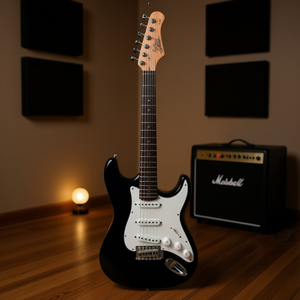 Guitare électrique TRIBUTE Starter S noire, modèle 100-05130070 - Product Image 3