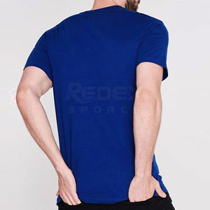 Redex เสื้อทีเชิ้ตผู้ชายผ้าถักแขนสั้นระบายอากาศแห้งเร็วเสื้อยืดผ้าฝ้าย100% ฤดูร้อนทำจากผ้าถักใส่สบาย - Product Image 4