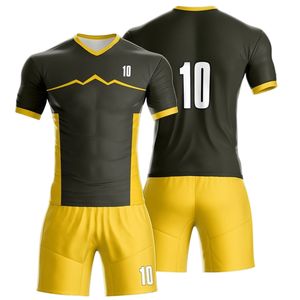 Camiseta de Fútbol Personalizada por Sublimación, 100% Poliéster, Transpirable, Ecológica, de Secado Rápido, Cuello Redondo, Manga Corta, Personalizable para Equipos - Product Image 1