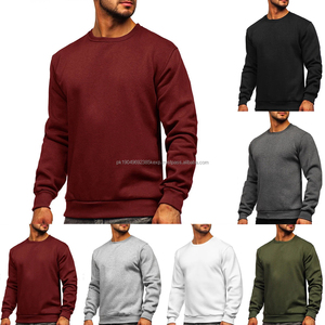 Sweat-shirt brodé vierge à col rond pour hommes de haute qualité fabricant 100% coton Streetwear sweats surdimensionnés unis - Product Image 6
