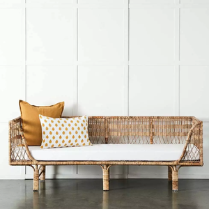 Conjunto de sofá de mimbre de caña de bambú artesanal, muebles naturales con diseño redondo de manzana por el fabricante indio a precio mayorista - Product Image 6