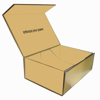 Caja de Papel Magnética Dorada Plegable de Lujo Personalizada para Vestidos de Novia, con Grabado, Laminación Brillante/Mate, Recubrimiento UV, Reciclable, Impresión a 4 Colores