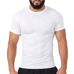 2025 Manufacturer Rash Guard slim fitness t <b>shirt</b> athletic bodybuilding muscle tee quick dry high <b>compression</b> men <b>gym</b> t <b>shirts</b> - Product Image 6