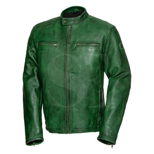 Veste de motard de moto d'hiver pour hommes de haute qualité conception personnalisée et Logo en cuir véritable respirant coupe-vent imperméable - Product Image 1