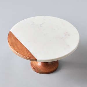 Wood and Resin <b>Cake</b> <b>Stand</b> Elegant Decorative Dessert <b>Stand</b> for Wedding Birthday Party and Modern Home Kitchen Use From India - Product Image 1