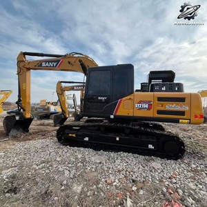 Excavatrice Sany215 d'occasion, 21,5 tonnes, godet de 0,93 m³, marque chinoise d'origine, grande excavatrice sur chenilles pour travaux de construction, faible nombre d'heures, certifiée CE - Product Image 2