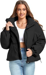 Veste polaire respirante en tricot ultra chaude pour femmes avec capuche et manteau d'hiver en coton rembourré - Product Image 6