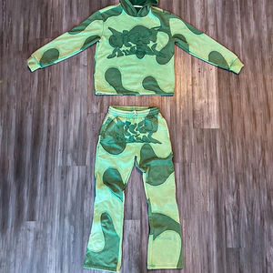 Conjunto de Sudadera con Capucha y Pantalones Deportivos de Estilo Patchwork Personalizado para Hombre, Estilo Urbano y Moderno, 2025 - Product Image 5