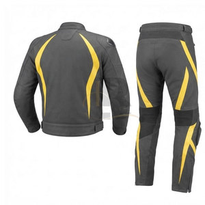 Combinaison de moto robuste pour la course, vêtements de moto durables, équipement d'extérieur, conception personnalisée, imperméable, coupe-vent, polyester/nylon pour adultes - Product Image 2
