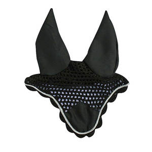 Vente en gros de filet d'oreille en crochet standard international Voile anti-mouches pour produits équestres pour chevaux Filet d'oreille de cheval Prix bas disponible - Product Image 3