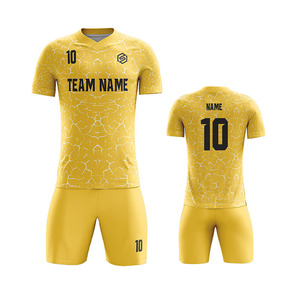 Conjuntos de fútbol personalizados de poliéster 100% para adultos, uniformes de fútbol transpirables de secado rápido - Product Image 5