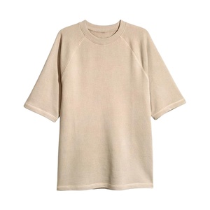 เสื้อยืดโอเวอร์ไซส์ผ้าฝ้าย 100% ขายดี ราคาถูก สัมผัสนุ่ม ระบายอากาศดี เป็นมิตรกับสิ่งแวดล้อม ขายส่ง เสื้อผ้าสตรีทแวร์ผู้ชายแบบสั่งทำ - Product Image 6