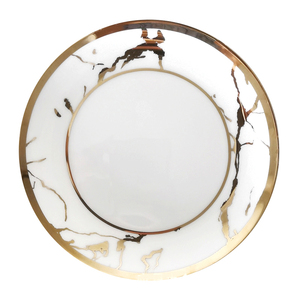Assiette à gâteau en céramique de chine blanche et <span class=keywords><strong>marbre</strong></span> or assiettes à dîner vintage assiettes chargeur <span class=keywords><strong>tasse</strong></span> à café <span class=keywords><strong>tasse</strong></span> à thé et soucoupe - Product Image 5