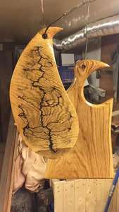 Planche de cuisine en résine antidérapante Blocs de service et de hachage en bois naturel pour ustensiles de cuisine - Product Image 5