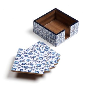 Best Quality Coasters Sets Bone Inlay Coasters Kitchen & Table Top Bone Inlay Resin Coaster at <b>Star</b> Crafts India - Product Image 3