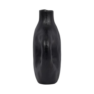 Black Simple Vase With Gold Detailing Perfect For Bedroom <b>Study</b> <b>Desk</b> Living Room Lounge And Creative Gift Or Decorative Use - Product Image 4